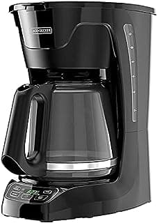 BLACK+DECKER 12-Cup* Programmable Coffeemaker, Black