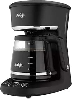 Mr. Coffee 12-Cup Programmable Coffeemaker, Brew Now or Later