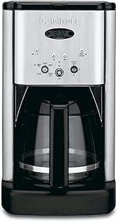 Cuisinart DCC-1200P1 Brew Central 12-Cup Programmable Coffeemaker Coffee Maker, Carafe, Brushed Chrome