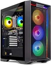 Skytech Gaming Nebula Gaming PC Desktop – Intel Core i5 13400F 2.5 GHz, NVIDIA RTX 4060, 1TB NVME SSD, 16GB DDR4 RAM 3200, 600W Gold PSU, 11AC Wi-Fi, Windows 11 Home 64-bit,Black