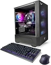 PC Tomcat AMD Ryzen 5 5500 3.6 GHz, RTX 3050, 512 GB NVME SSD, 16GB DDR4 RGB RAM 3600, 650W Bronze PSU, Windows 11 Home 64-bit Built in USA WiFi Ready