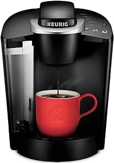 Keurig K-Classic Single Serve K-Cup Pod Coffee Maker, with 3 Brew Sizes, 48oz Removable Reservoir, Black