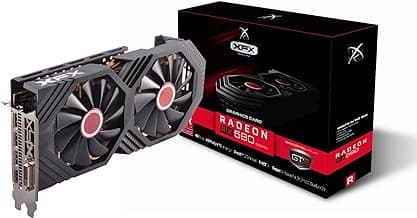 XFX Radeon RX 580 GTS XXX Edition 1386MHz OC+, 8GB GDDR5, VR Ready, Dual BIOS, 3xDP HDMI DVI, AMD Graphics Card (RX-580P8DFD6)