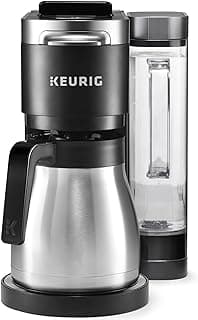 Keurig K-Duo Plus Single Serve & Carafe Coffee Maker, Multi-Position 60oz Removable Reservoir, Programmable Auto Brew Carafe, Black