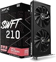 XFX Speedster SWFT 210 Radeon RX 6600 CORE Gaming Graphics Card with 8GB GDDR6 HDMI 3xDP, AMD RDNA 2 RX-66XL8LFDQ