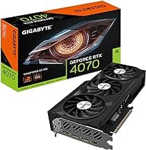 GIGABYTE GeForce RTX 4070 WINDFORCE OC 12G Graphics Card, 3X WINDFORCE Fans, 12GB 192-bit GDDR6X, GV-N4070WF3OC-12GD Video Card