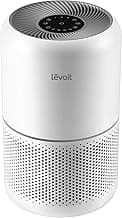 LEVOIT Air Purifier for Home Allergies Pets Hair in Bedroom, Covers Up to 1095 ft² by 45W High Torque Motor, 3-in-1 Filter with HEPA sleep mode, Remove Dust Smoke Pollutants Odor, Core300-P, White