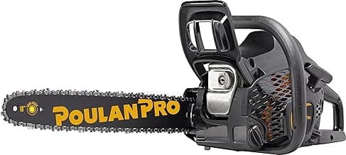 Poulan Pro PR4218, 18 inch Chainsaw, 42cc 2-Cycle Gas Powered Chainsaw, Case Included