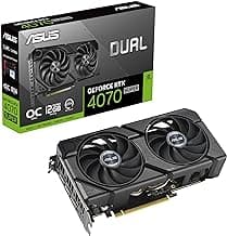 ASUS Dual GeForce RTX™ 4070 Super EVO OC Edition 12GB GDDR6X (PCIe 4.0, 12GB GDDR6X, DLSS 3, HDMI 2.1a, DisplayPort 1.4a, 2.5-Slot Design, Axial-tech Fan Design, 0dB Technology, and More)