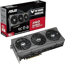 ASUS TUF Gaming Radeon™ RX 7600 XT OC Edition 16GB GDDR6 Graphics Card (AMD RDNA™ 3, PCIe 4.0, HDMI 2.1, DisplayPort 2.1, Axial-tech Fan Design, Auto-Extreme Technology, GPU Tweak III, and More)